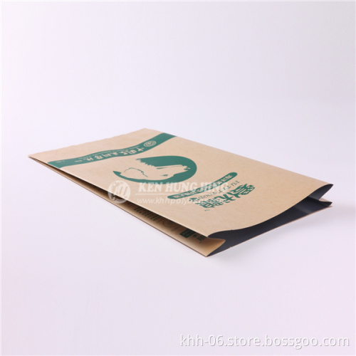 Professional Custom Printed Aluminum Foil Gusset Pet food Kraft Paper Bags